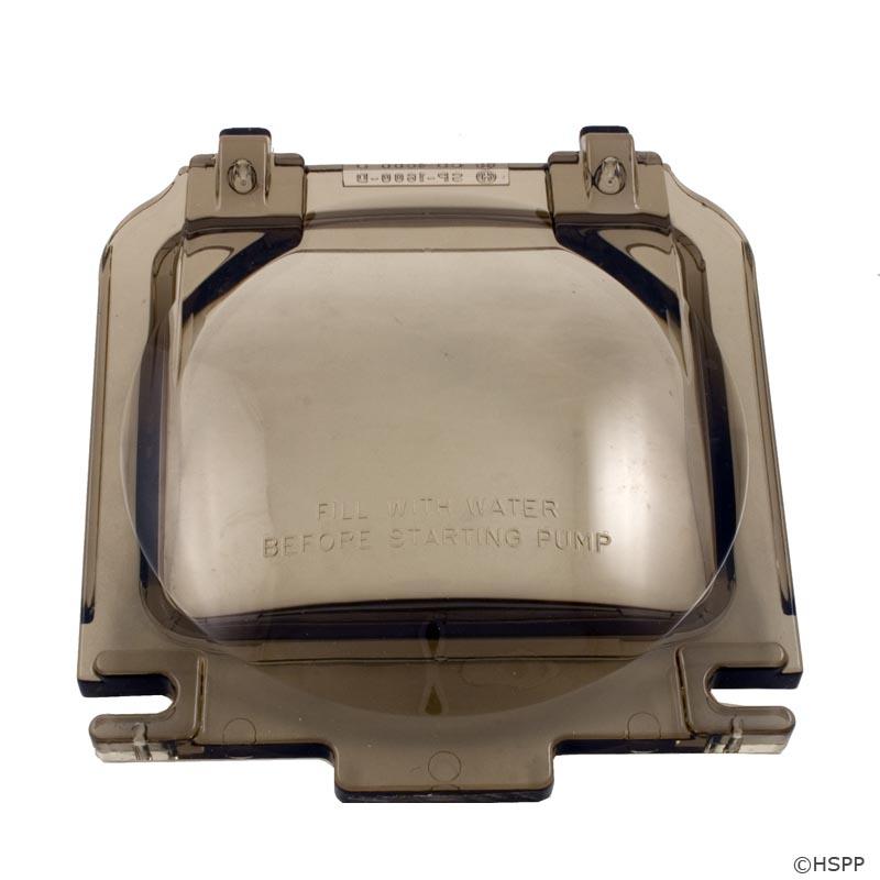 Strainer Cover, clear Lexan