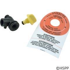 Jacuzzi 42297200K Tee Air Bleed 1/4-PVC (Assy includes #4, #5) -