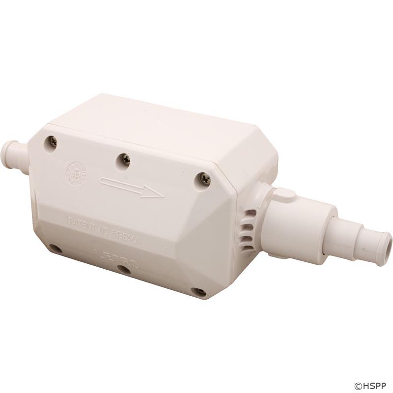 Backup Valve, Pent Letro LL105PM/LL105/3-Wheel Cleaner, White