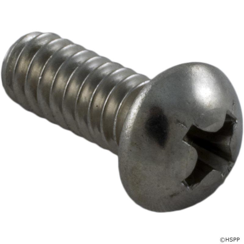 Pentair American Products Admiral Screw for Trimmer Plate, 10-24 x 1/2