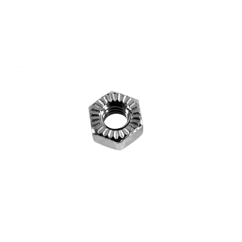 Nut, 1/4-20, Plated Brass for Clamp