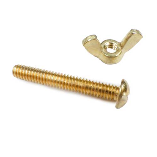 Brass Nut And Bolt Set - Each